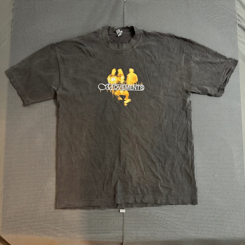 Movements Ruckus Fall Tour 2023 Band T-Shirt Los Angeles Apparel Grey Mens L